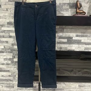 J Jill Navy Zipper Pants Size 10